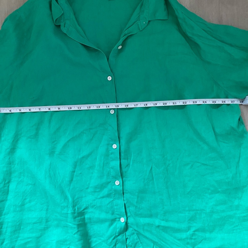 J. Jill Emerald Green Button-Down Shirt - Picture 5 of 8
